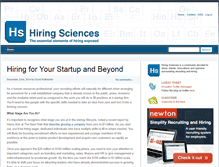 Tablet Screenshot of hiringsciences.com